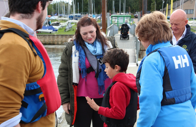 At Rutland Sailability