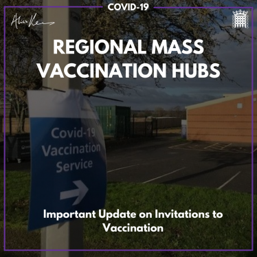 Regional Mass Vaccination Hubs