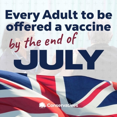 Vaccination by July