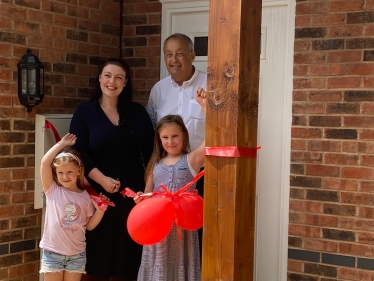 Alica Kearns MP Opens Almshouse in Hallaton